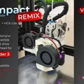 Impact printhead Remix cho Ender 3 / NEO / PRO (không phải E3 V2 V3) HGX-Lite kèm mount CR-touch - Thumbnail 1
