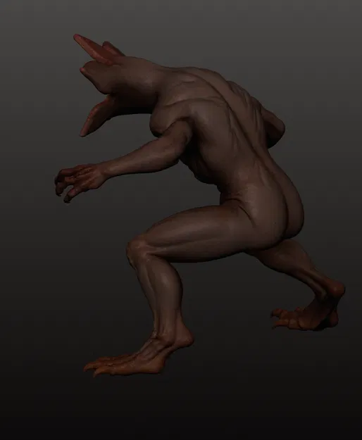 QUÁI VẬT DEMOGORGON KINH DỊ STRANGER THINGS – TƯỢNG QUÁI VẬT CHI TIẾT CAO DÙNG ĐỂ IN 3D - Image 4