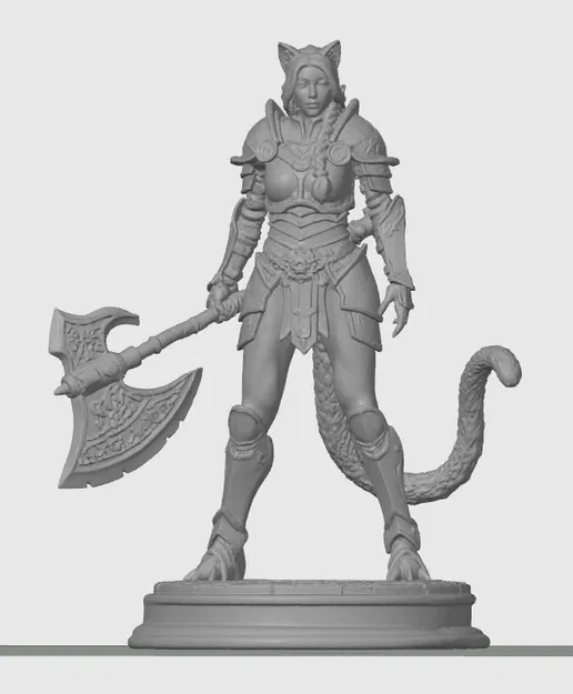 Mô hình Warhammer cat-girl 24 - Image 1