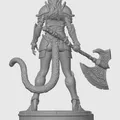 Mô hình Warhammer cat-girl 24 - Thumbnail 2