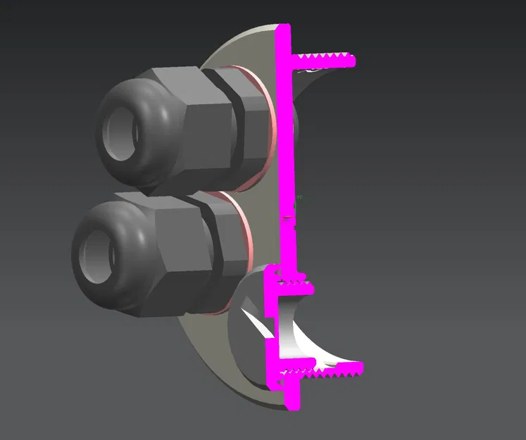 Bộ chuyển đổi nút chặn PG42 sang 5 đầu nối cáp PG9 - Image 6