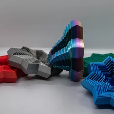 Mô Hình Sao Fidget In 3D