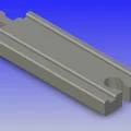 Thanh ray xe lửa cong và 2x bộ phận đực/cái - Thumbnail 6