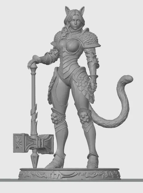 Mô hình Warhammer nữ mèo 25 - Image 1