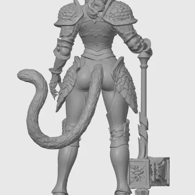 Mô hình Warhammer nữ mèo 25