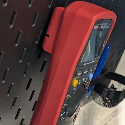 Giá treo Đồng hồ vạn năng UT139C cho Skadis với Hệ thống T-Clip