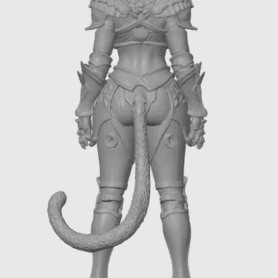 Mô hình Warhammer Mèo-girl 26