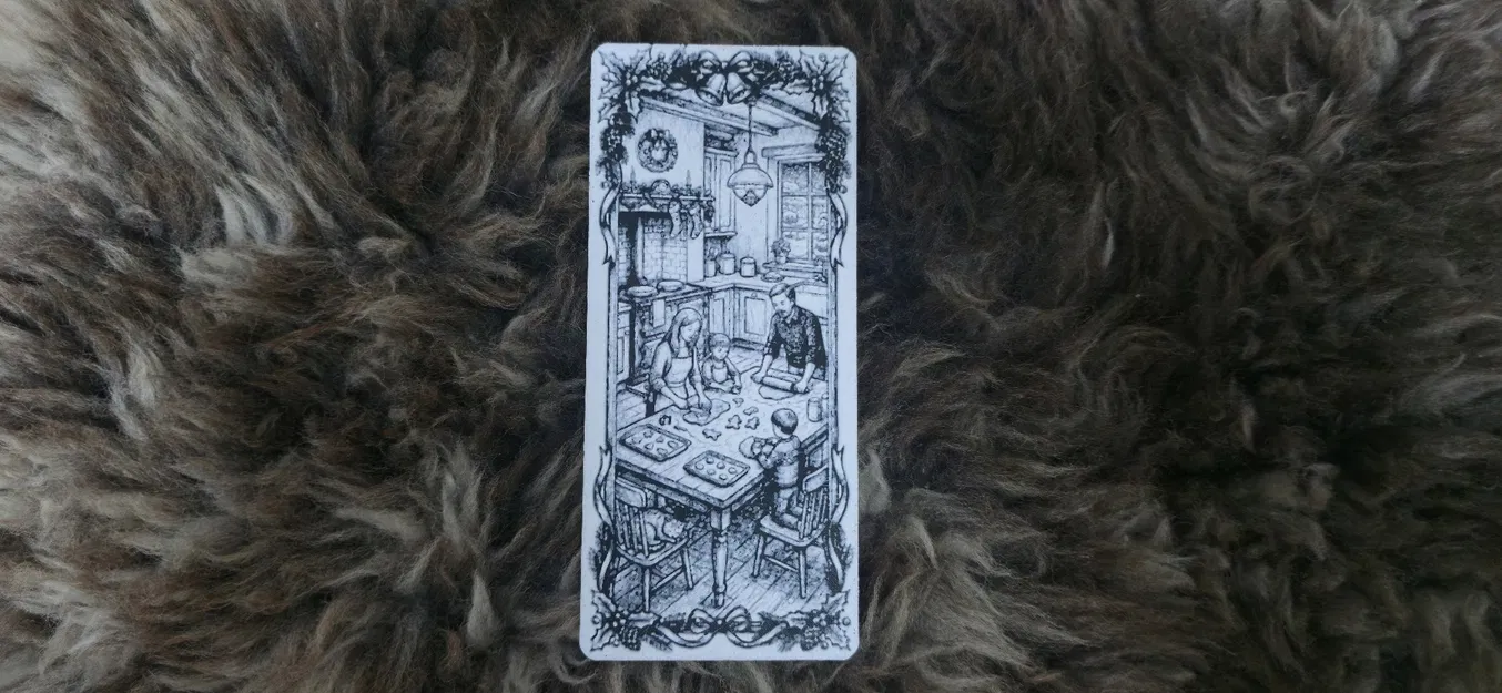 Dấu Trang Gia Đình Nướng Bánh Giáng Sinh - Image 1