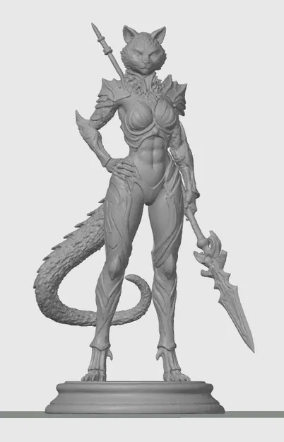 Mô hình Warhammer cat-girl 27 - Image 1