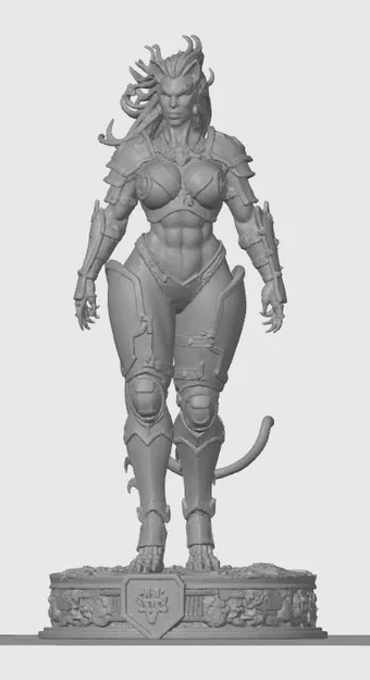 Mô hình Warhammer cat-girl 28 - Image 1