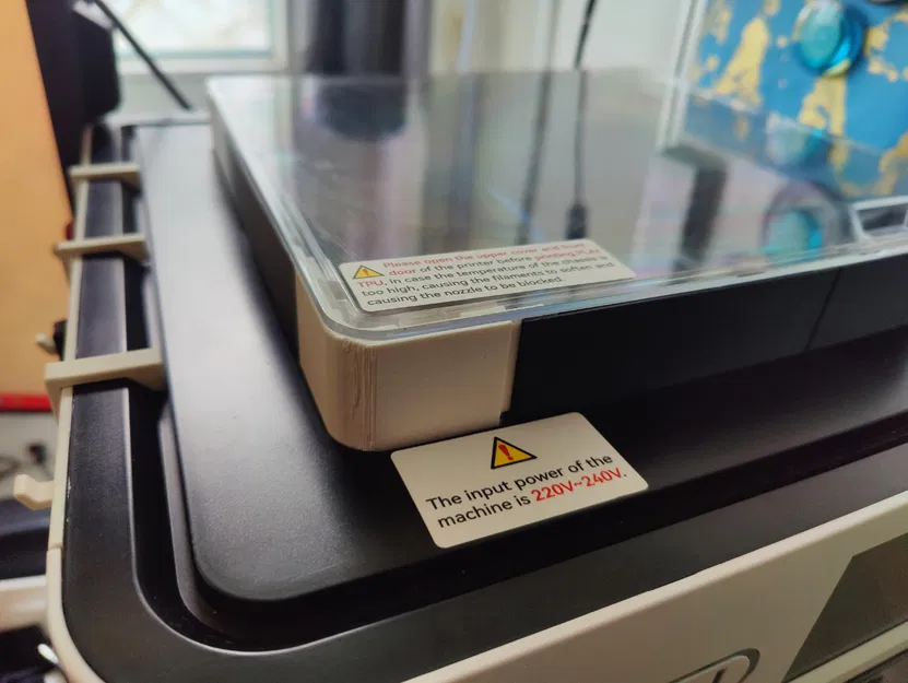 QIDI X-smart3 Nâng Nắp Trên – Khung Module + Tường Sau Thông Gió Trượt - Image 1