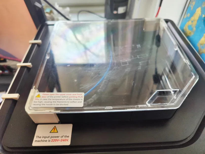 QIDI X-smart3 Nâng Nắp Trên – Khung Module + Tường Sau Thông Gió Trượt - Image 2