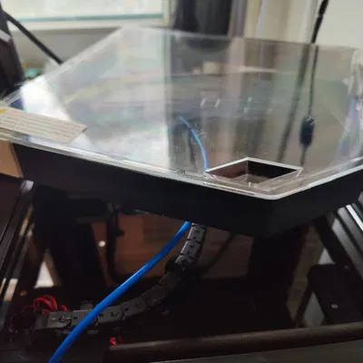 QIDI X-smart3 Nâng Nắp Trên – Khung Module + Tường Sau Thông Gió Trượt