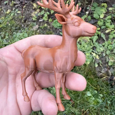 Gia đình tuần lộc Giáng sinh dễ thương