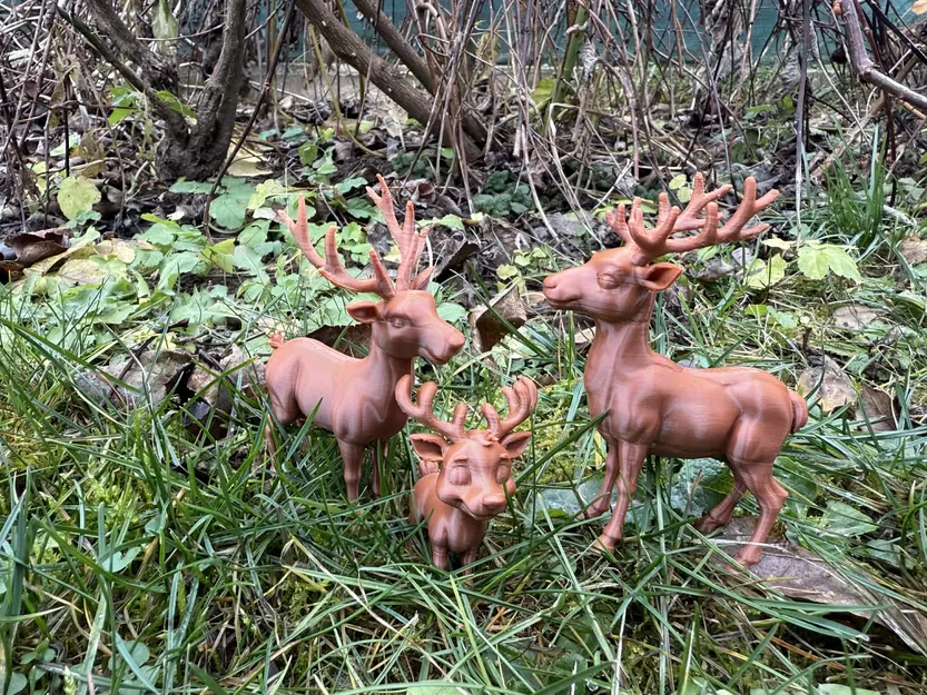 Gia đình tuần lộc Giáng sinh dễ thương - Image 5