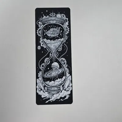 Khắc Dấu Đồng Hồ Cát Vũ Trụ Phong Cách Steampunk