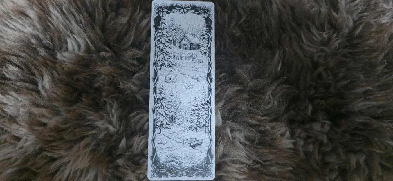 Bookmark Hình Cabin Mùa Đông Tuyết Rơi Cùng Thế Giới Hoang Dã - Image 1
