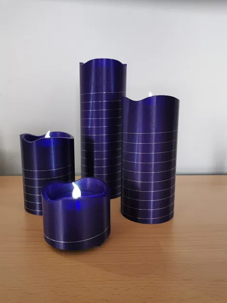 Nến Giáng Sinh Kiểu Dáng Dây Đèn Trà - Image 1