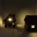 Ngôi nhà Giáng sinh Tuyết nhỏ – Trang trí nến (2 Phiên bản ánh sáng) - Thumbnail 2
