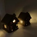 Ngôi nhà Giáng sinh Tuyết nhỏ – Trang trí nến (2 Phiên bản ánh sáng) - Thumbnail 3
