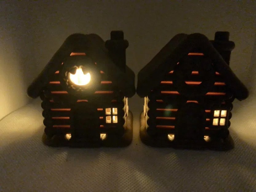 Ngôi nhà Giáng sinh Tuyết nhỏ – Trang trí nến (2 Phiên bản ánh sáng) - Image 4