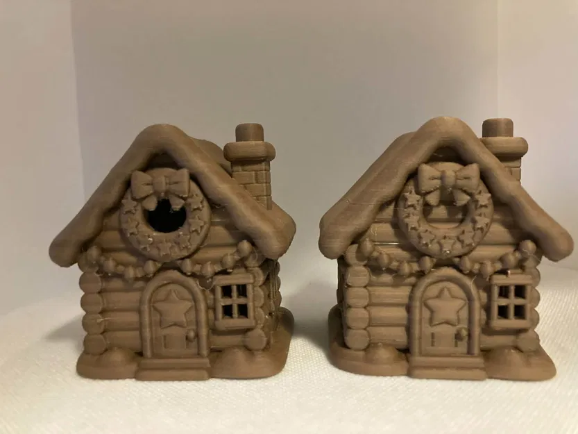 Ngôi nhà Giáng sinh Tuyết nhỏ – Trang trí nến (2 Phiên bản ánh sáng) - Image 5