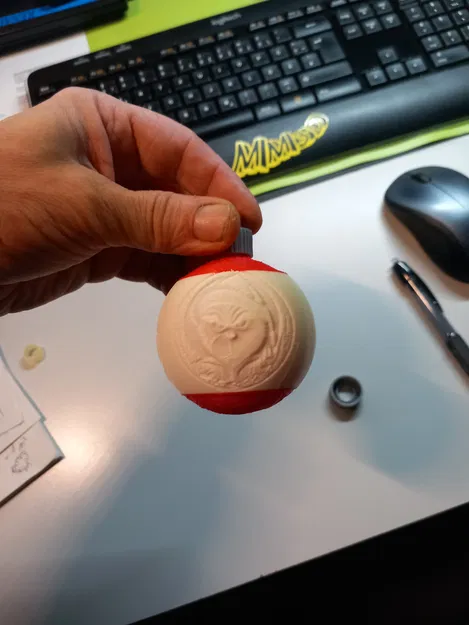 Trang Trí Giáng Sinh Grinch Lithophane Hình Quả Cầu - Image 7