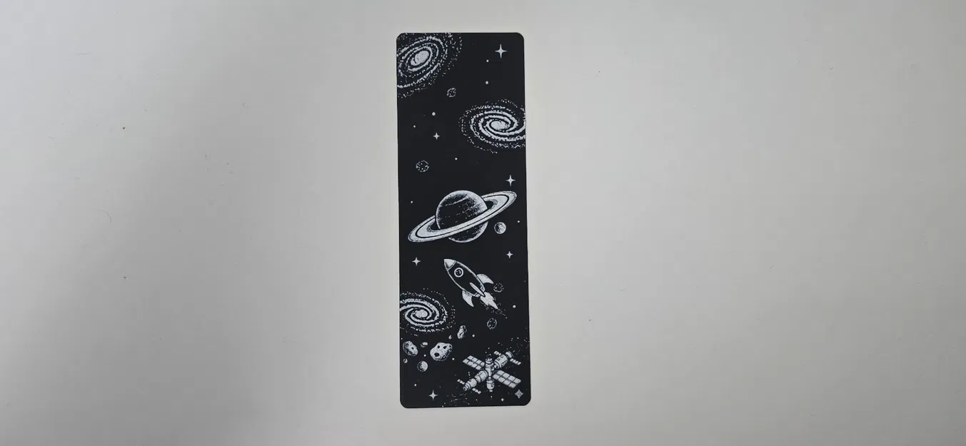 Bookmark Tên Lửa Phóng & Sao Thổ Không Gian - Image 1