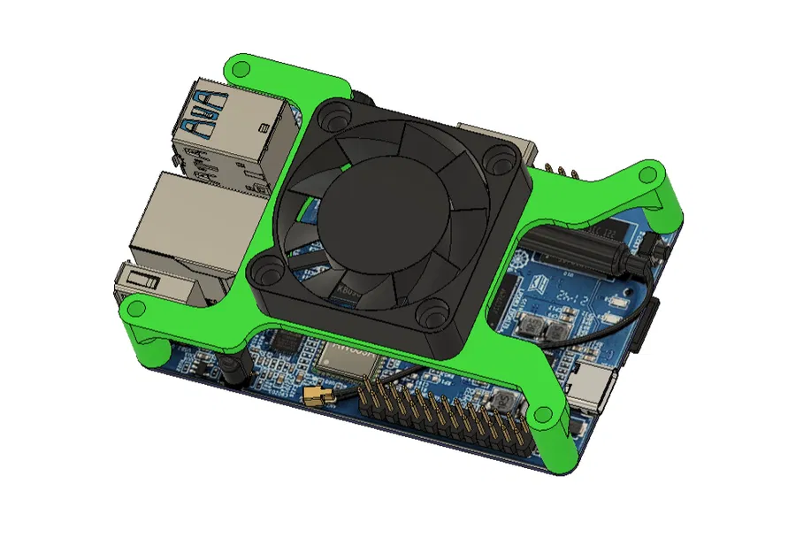 Orange Pi 3 LTS với quạt 4010 - Image 1