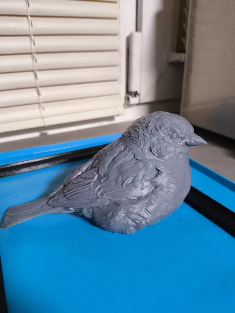 Mô Hình Chim Sẻ Thực Tế – Mẫu Chim Trang Trí Để In 3D - Image 2