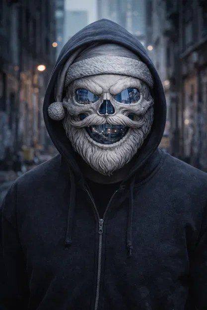 Mặt Nạ Santa | Vỏ Mũ Hemet - Image 1