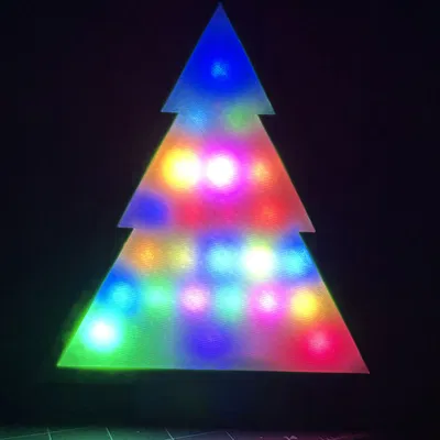 Thêm Cây Thông Noel Nhấp Nháy Đa Sắc