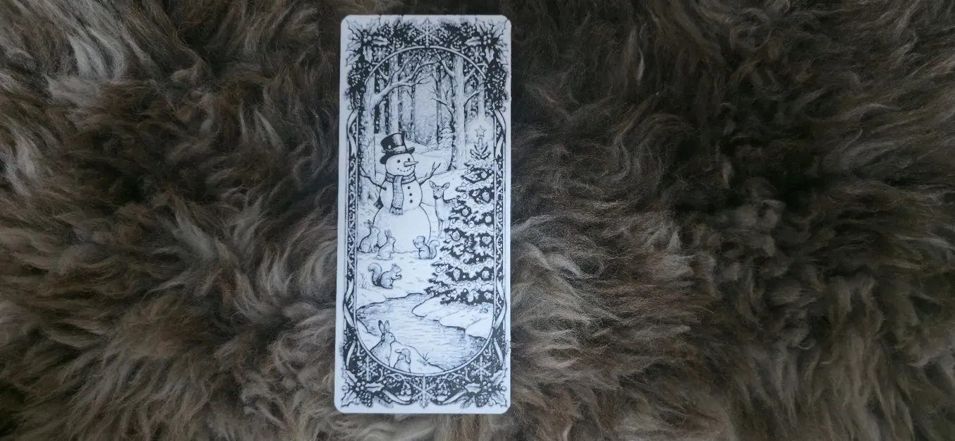 Bookmark Giáng Sinh Ông Tuyết & Bạn Rừng - Image 1