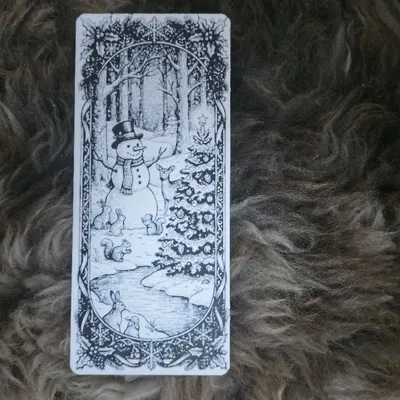 Bookmark Giáng Sinh Ông Tuyết & Bạn Rừng