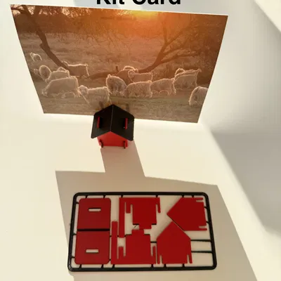 Mẫu Thẻ Bộ Dụng Cụ Chân Đế Ảnh Hình Ngôi Nhà Để Tùy Chỉnh