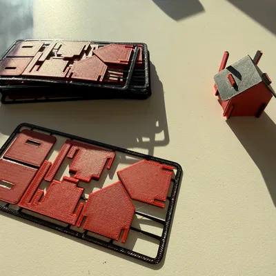 Mẫu Thẻ Bộ Dụng Cụ Chân Đế Ảnh Hình Ngôi Nhà Để Tùy Chỉnh