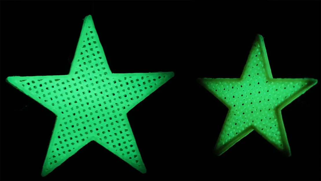 Ngôi Sao Hiệu Ứng Moiré Trang Trí Giáng Sinh Mùa Đông - Image 2