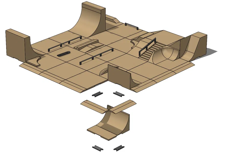 Mini SkatePark - Ván Trượt Ngón - Image 2