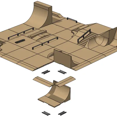 Mini SkatePark - Ván Trượt Ngón