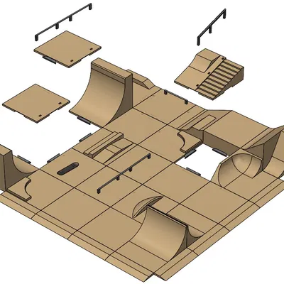 Mini SkatePark - Ván Trượt Ngón
