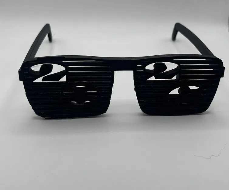 Kính Tiệc Năm Mới 2026 – Kính Mắt 3D Kiểu Thanh Chớp - Image 3