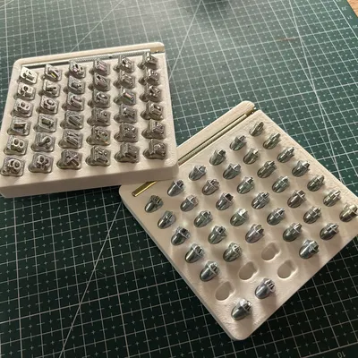 Giá đỡ bộ dụng cụ đóng dấu chữ cho IKEA Skadis (SUMS)