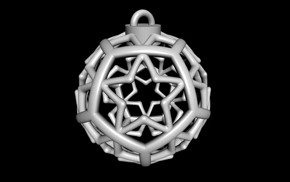 Đồ trang trí Giáng Sinh hình Dodecahedron - Image 1