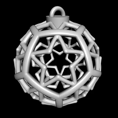 Đồ trang trí Giáng Sinh hình Dodecahedron