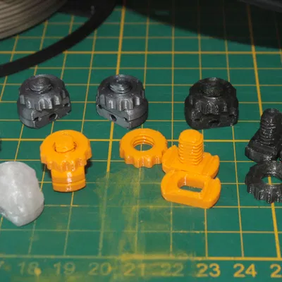 Kẹp Sợi Nhựa Bằng Ốc Vít