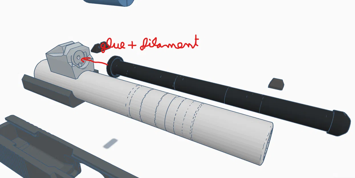 Mô hình Glock-18 Tái Tạo Hoạt Động Từ CSGO/CS2 - BẢN REMIX - Image 7