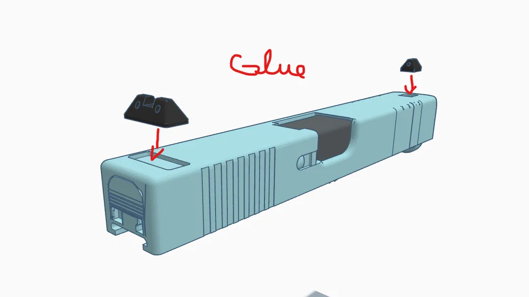 Mô hình Glock-18 Tái Tạo Hoạt Động Từ CSGO/CS2 - BẢN REMIX - Image 12