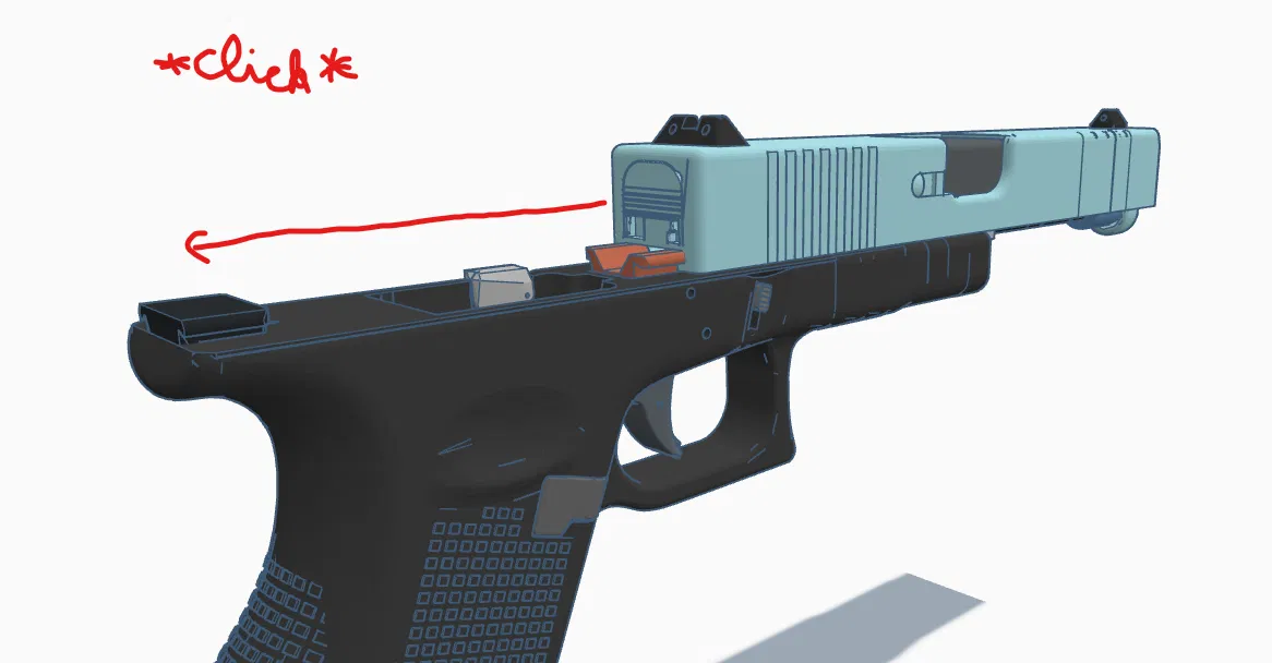 Mô hình Glock-18 Tái Tạo Hoạt Động Từ CSGO/CS2 - BẢN REMIX - Image 22