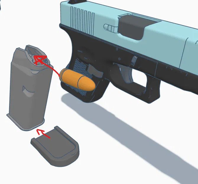 Mô hình Glock-18 Tái Tạo Hoạt Động Từ CSGO/CS2 - BẢN REMIX - Image 23