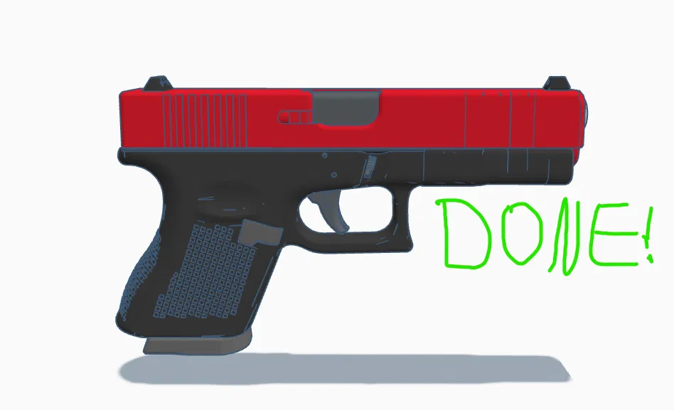 Mô hình Glock-18 Tái Tạo Hoạt Động Từ CSGO/CS2 - BẢN REMIX - Image 24